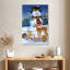Bonhomme de neige Lelend avec des amis-108587638