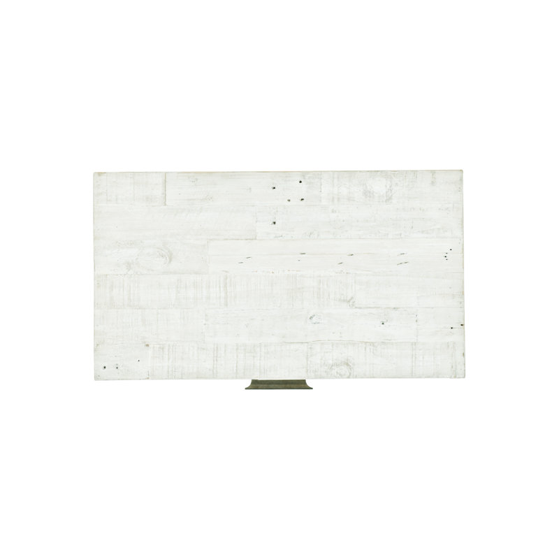 Alvar - Drawer Steel Nightstand, Highland Park - Brushed White Finish