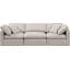 Canapé modulaire rembourré 105 po Itala-94482262