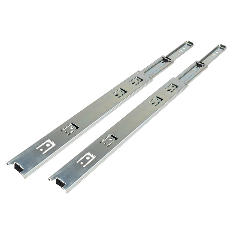 Glissière de tiroir à fixation latérale à roulement à billes, H 1,3 po x l 11,8 po x p 1 po