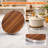 Wood Round 1 Piece Trivet