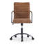 Roy Leather Swivel Office Chair-1395721688