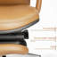 Chaise de bureau rotative réglable avec repose-pieds-1289959210-1289959211