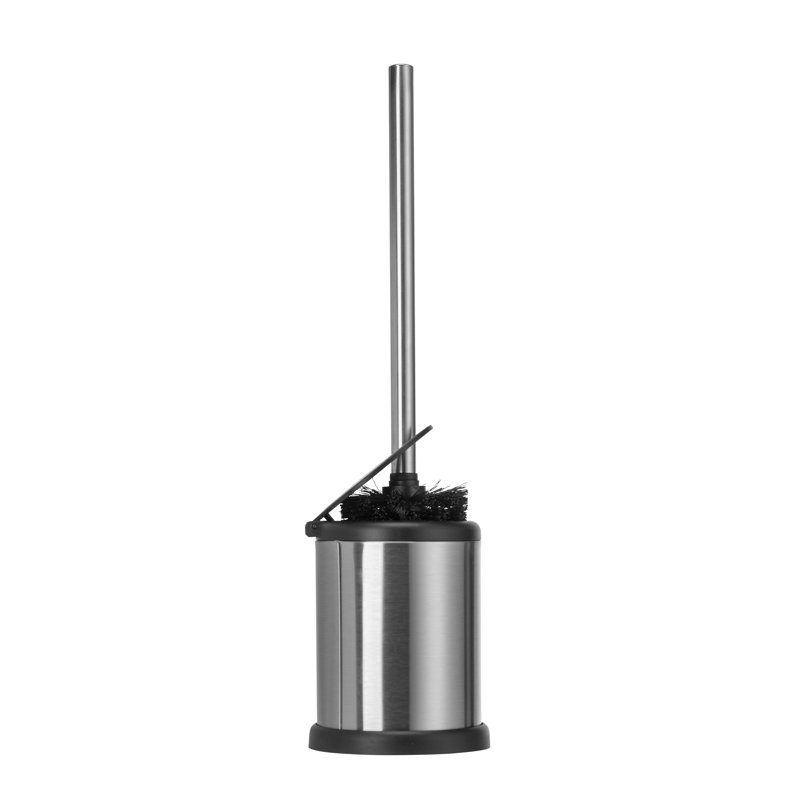 Auto Closing Free-Standing Toilet Brush and Holder