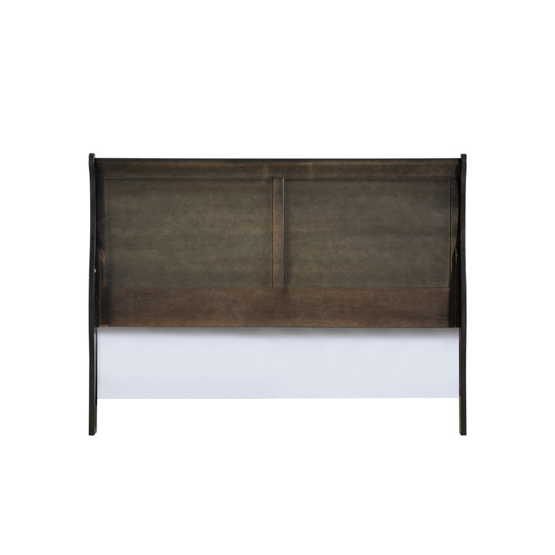 Élégant très grand lit gris foncé - Taille orientale pour une chambre relaxante qui soutient votre confort