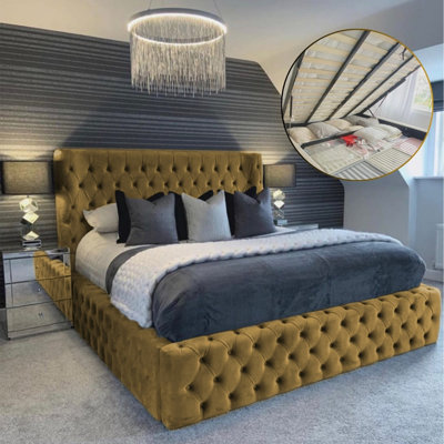 Aliyannah Upholstered Ottoman Storage Bed