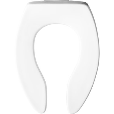 Siège de toilette allongé en plastique