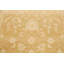 Tapis unique en laine noué à la main or / beige 4 pi x 6 pi 0 po