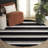 Genre 153 Hand Tufted Wool Pile Striped Rug-1539334953
