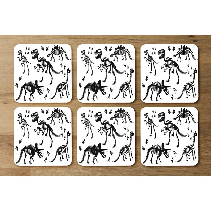 Drady Square 6 Piece Coaster Set