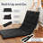 Syrinx 2.5" Thick Water-Resistant Japanese Futon Mattress, Foldable Floor Bed, 75" x 54", Black-591541162