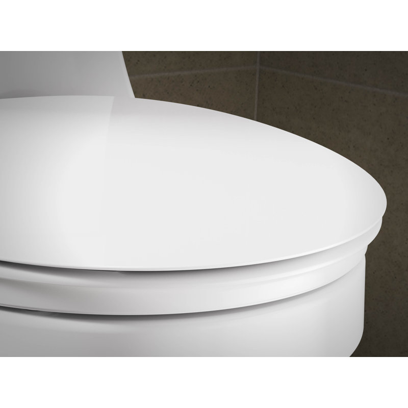 Cymbal ReadyLatch Quiet-Close round-front toilet seat