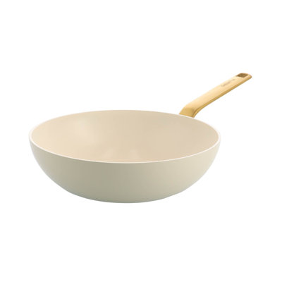 Greenpan Evolution Wok 28cm - Cream