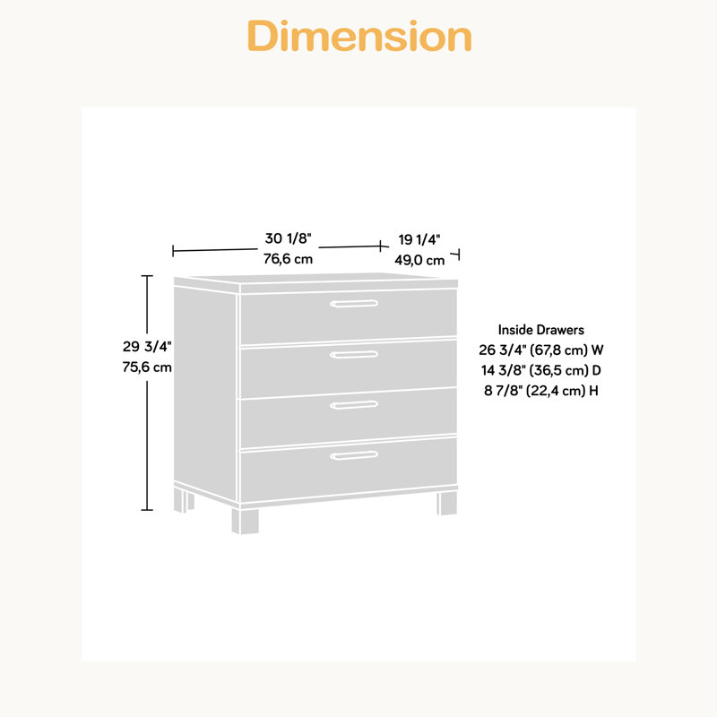 Classeur latéral avec rangement pratique
