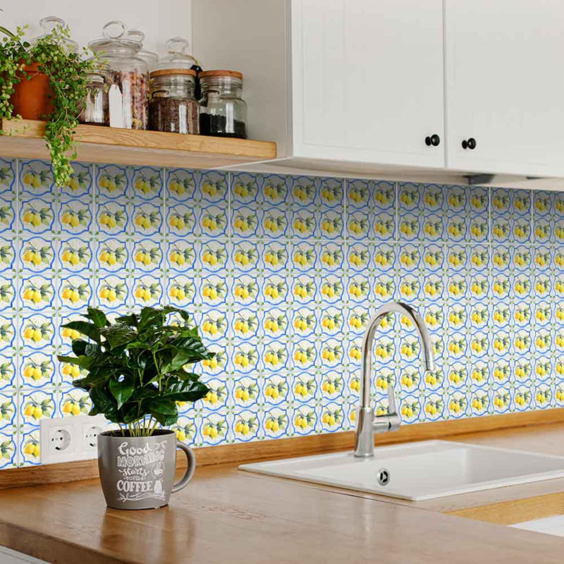 Carreau de mosaïque auto-adhésif en vinyle 6 po x 6 po