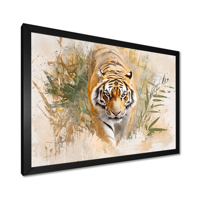 Tiger In The Rainforest I - Tiger Print Wall Art