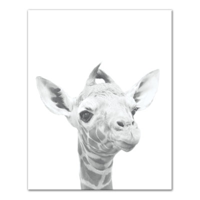 Art sur toile baby giraffe Becerra