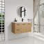 Freestanding Standard Single Vanity Bathroom Vanity With Ceramic Top-769227641