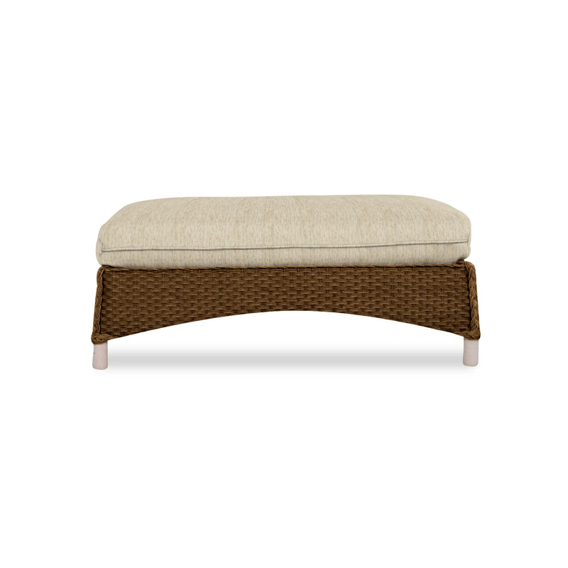 Mandalay Outdoor Ottoman, Charlotte Sparrow, White
