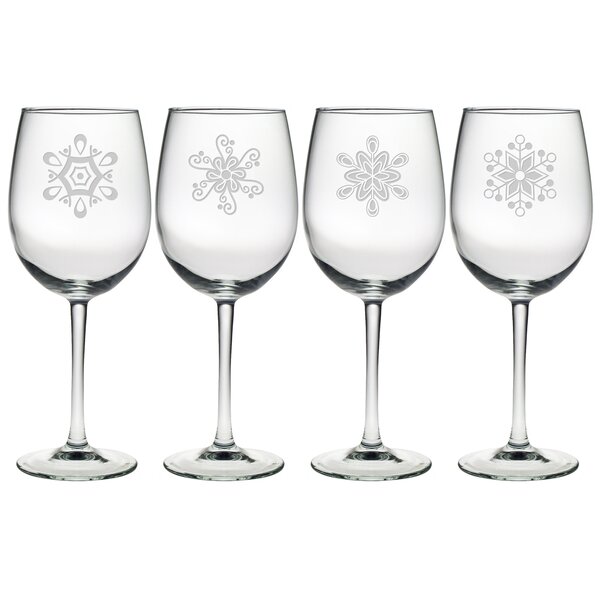 Susquehanna Glass Flocking Ridiculous Assortment 4 - Piece 21oz. Glass All  Purpose Wine Glass Stemware Set & Reviews
