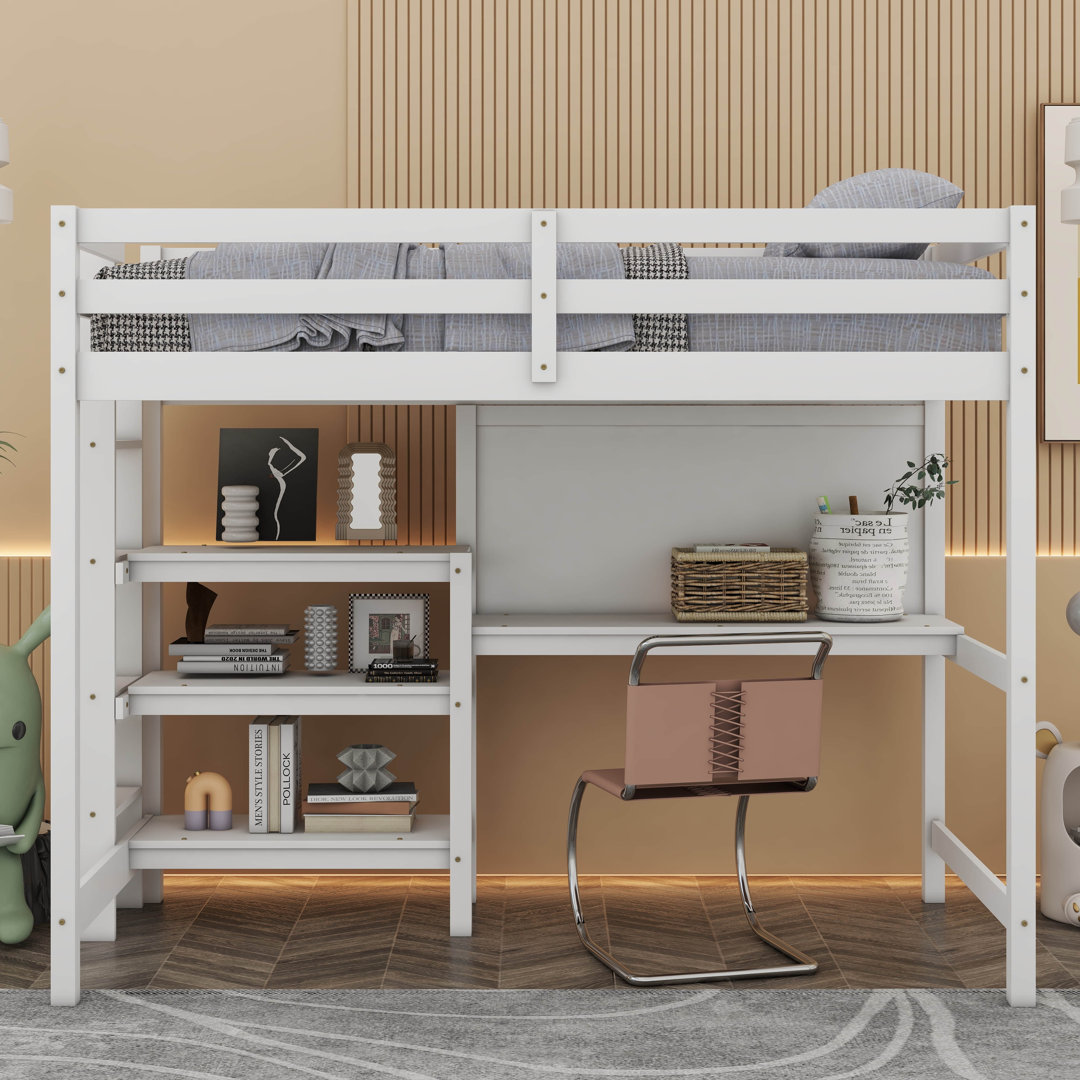 Costilla Kids Loft Bed Harriet Bee Bed Frame 