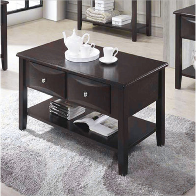 Table basse à deux tiroirs