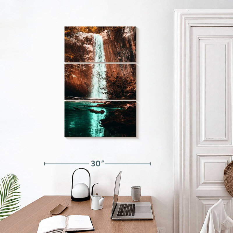 Kerrick Fiery Waterfall, H 32 po x l 20 po
