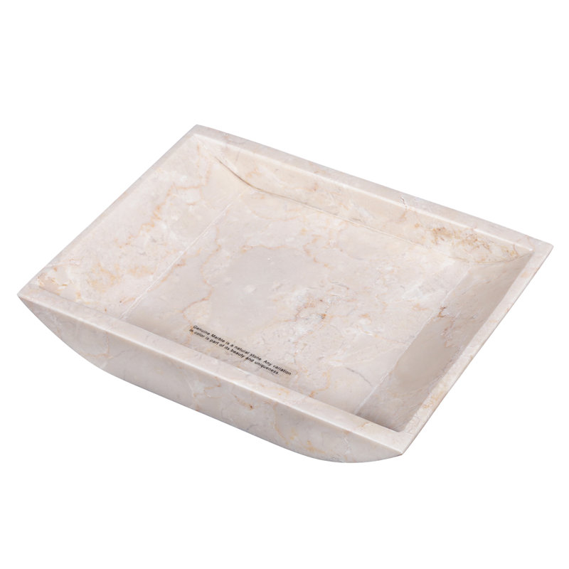 1.2'' H Marble Tabletop Dish