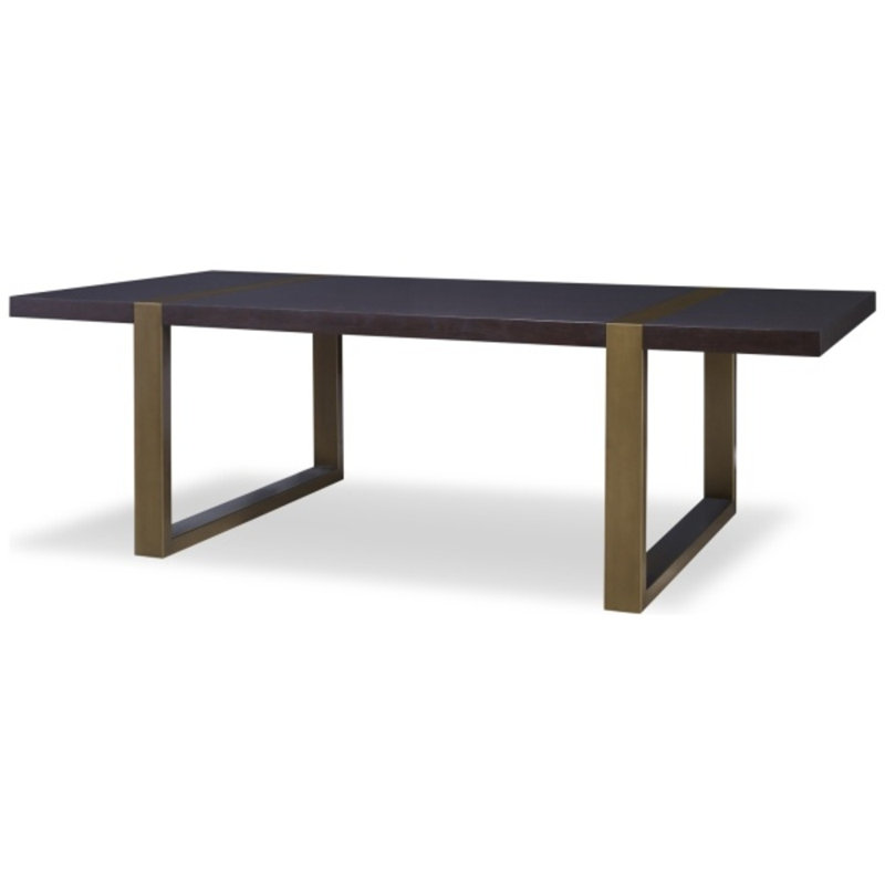 Mercer Dining Table, Warm Dark Oak