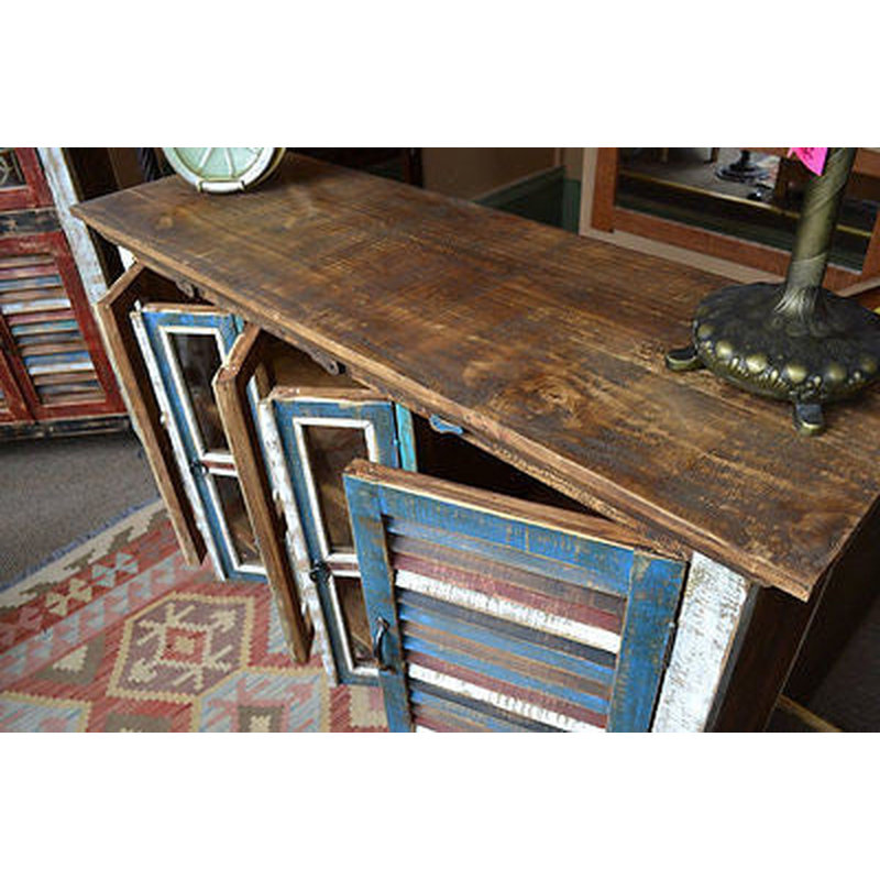 Buffet en bois massif de 55 po Bahattin