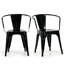 Fauteuil noir Oshiro
