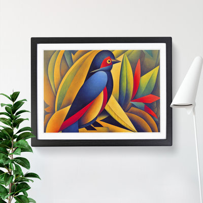 Flawless Bird Abstract - Single Picture Frame Print