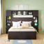 Lit en bois avec armoire tout-en-un-1790593109
