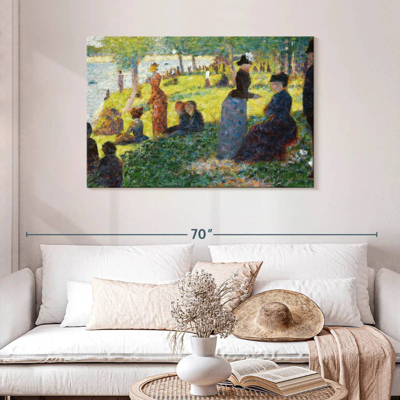 Esquisse à l'huile de Leisha pour La Grande Jatte, 1884