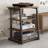 4-tier Media Console Stand With Adjustable Shelves