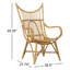 Chaise de patio en osier Millar