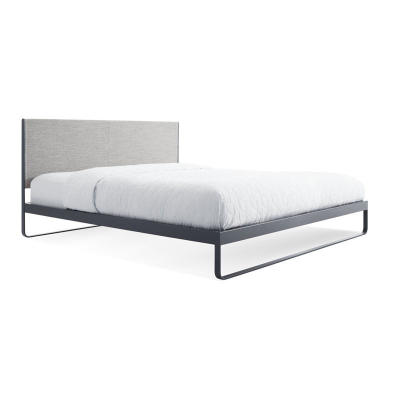 Me Time Upholstered Bed, Full, Tait Charcoal/Slate