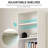 78.7" Tall Bookcase Set of 2 with Movable Footstool and Storage Drawers-133664902
