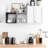 Latitude Run® Wall-mounted Square Cube Floating Shelves Set 2 For Display Shelves