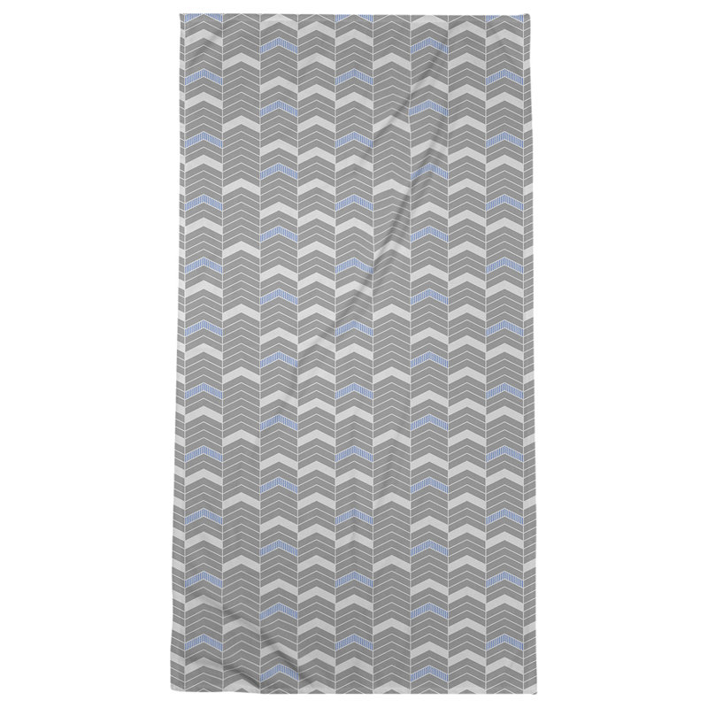 Stephenie Beach Towel, Gray/Blue