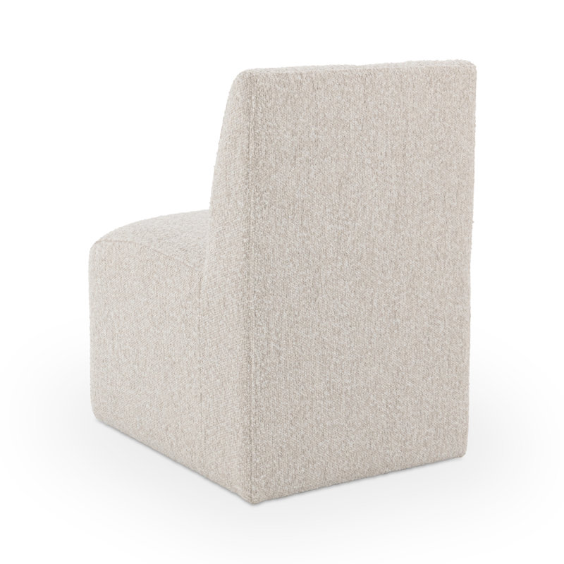 Brighton Upholstered Fabric Dining Chair, Coastal Sand