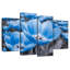 Tulipes bleues vives Harnek