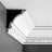 6-3/4 in x 5-5/8 in x 78-3/4 in Primed White High Density Polyurethane Crown Moulding
