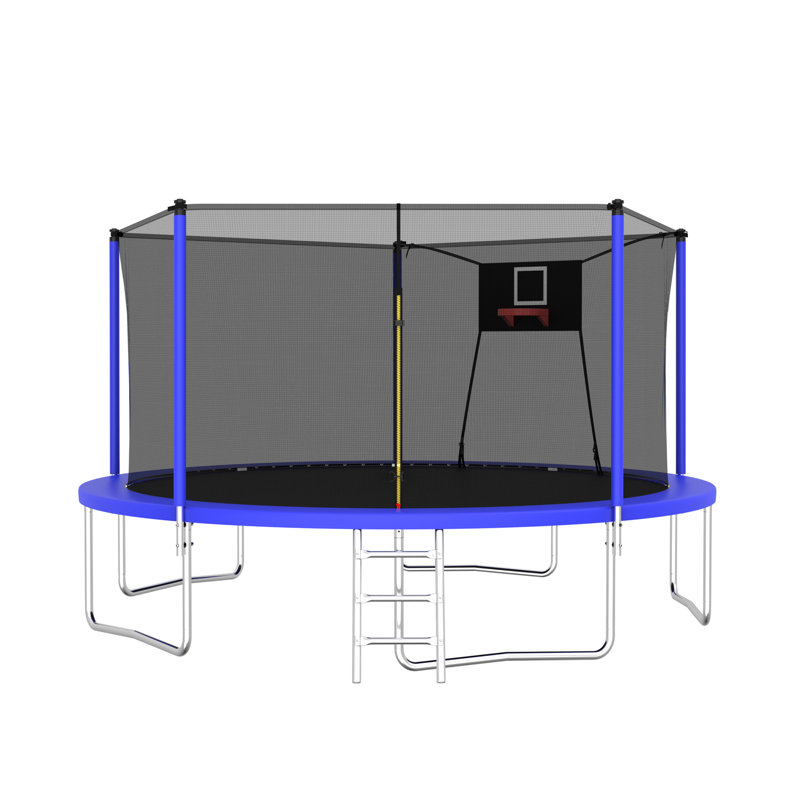 14Ft Trampoline, Blue