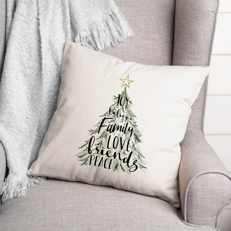Coussin Christmas Tree, 18 po x 18 po