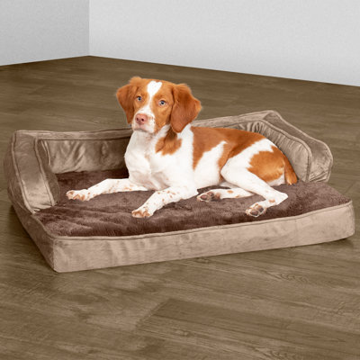 Plush & Velvet Comfy Couch Sofa-Style Pet Bed