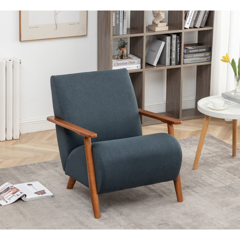 Andablo Upholstered Armchair, Plush Gray Linen