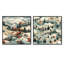 Gurmit - Ensemble de 2 collage paysage carré-101864976-101864975