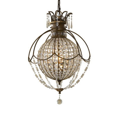 St. Regis 3-Light Globe Chandelier