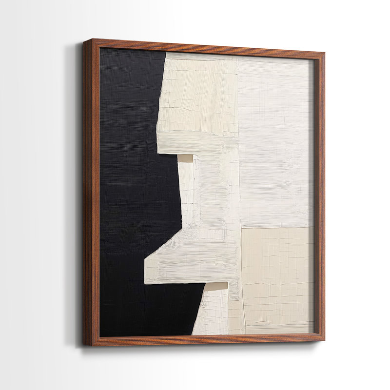 "ABSTRACT Series DCLxxx" par J Paul, H 29 po x l 23 po, Noyer